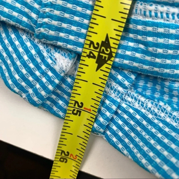 LULULEMON athletica 2 in 1 proactive 2 piece blue & white gingham Jacket size 6 - Picture 7 of 11